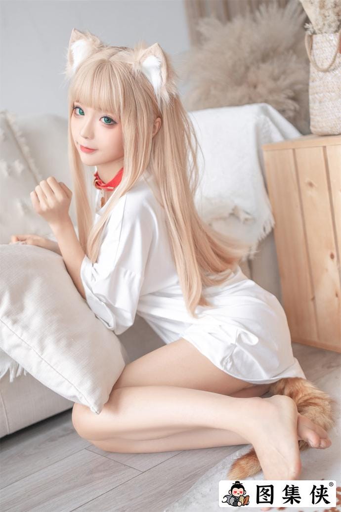 蠢沫沫cos黄豆粉猫娘140图片全集分享 可爱小猫融化了我的少男心
