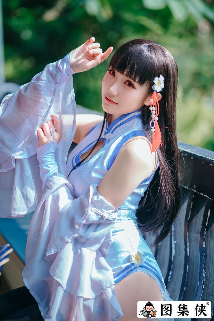 可爱瓜希酱cos作品碧蓝航线圣路易斯 探寻中国版的仁科百华!-1 可爱瓜希酱cos作品碧蓝航线圣路易斯 探寻中国版的仁科百华!