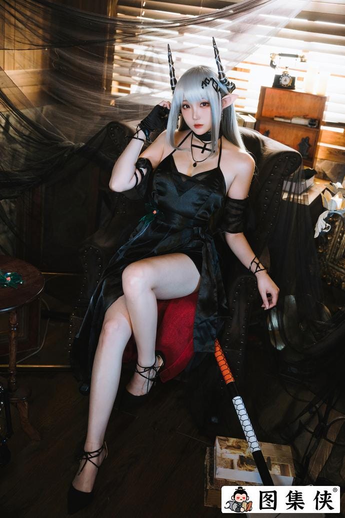 银发女神!瓜希酱泥岩音律联觉零号特工COS可爱的精灵耳朵独具匠心-2 银发女神!瓜希酱泥岩音律联觉零号特工COS可爱的精灵耳朵独具匠心