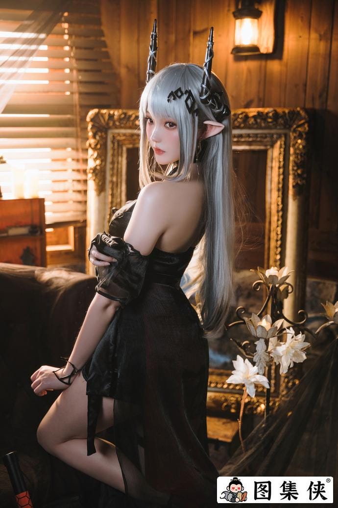 银发女神!瓜希酱泥岩音律联觉零号特工COS可爱的精灵耳朵独具匠心-3 银发女神!瓜希酱泥岩音律联觉零号特工COS可爱的精灵耳朵独具匠心