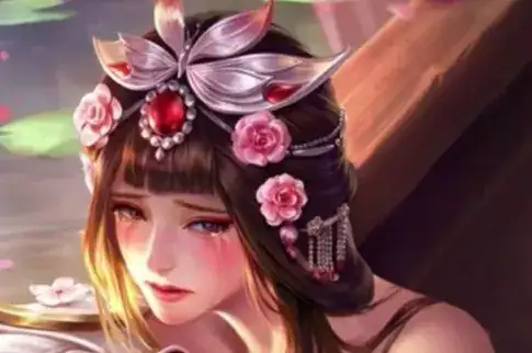 《王者荣耀》女英雄翻白眼流口水的样子人物图片-5 《王者荣耀》女英雄翻白眼流口水的样子人物图片