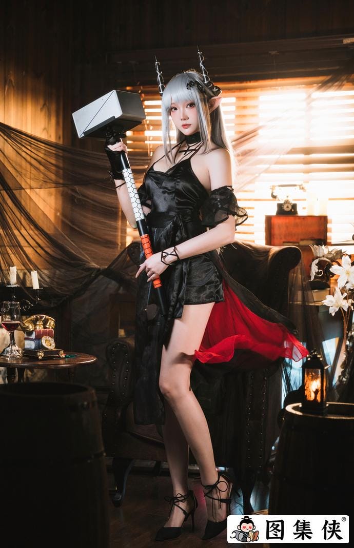 银发女神!瓜希酱泥岩音律联觉零号特工COS可爱的精灵耳朵独具匠心-5 银发女神!瓜希酱泥岩音律联觉零号特工COS可爱的精灵耳朵独具匠心