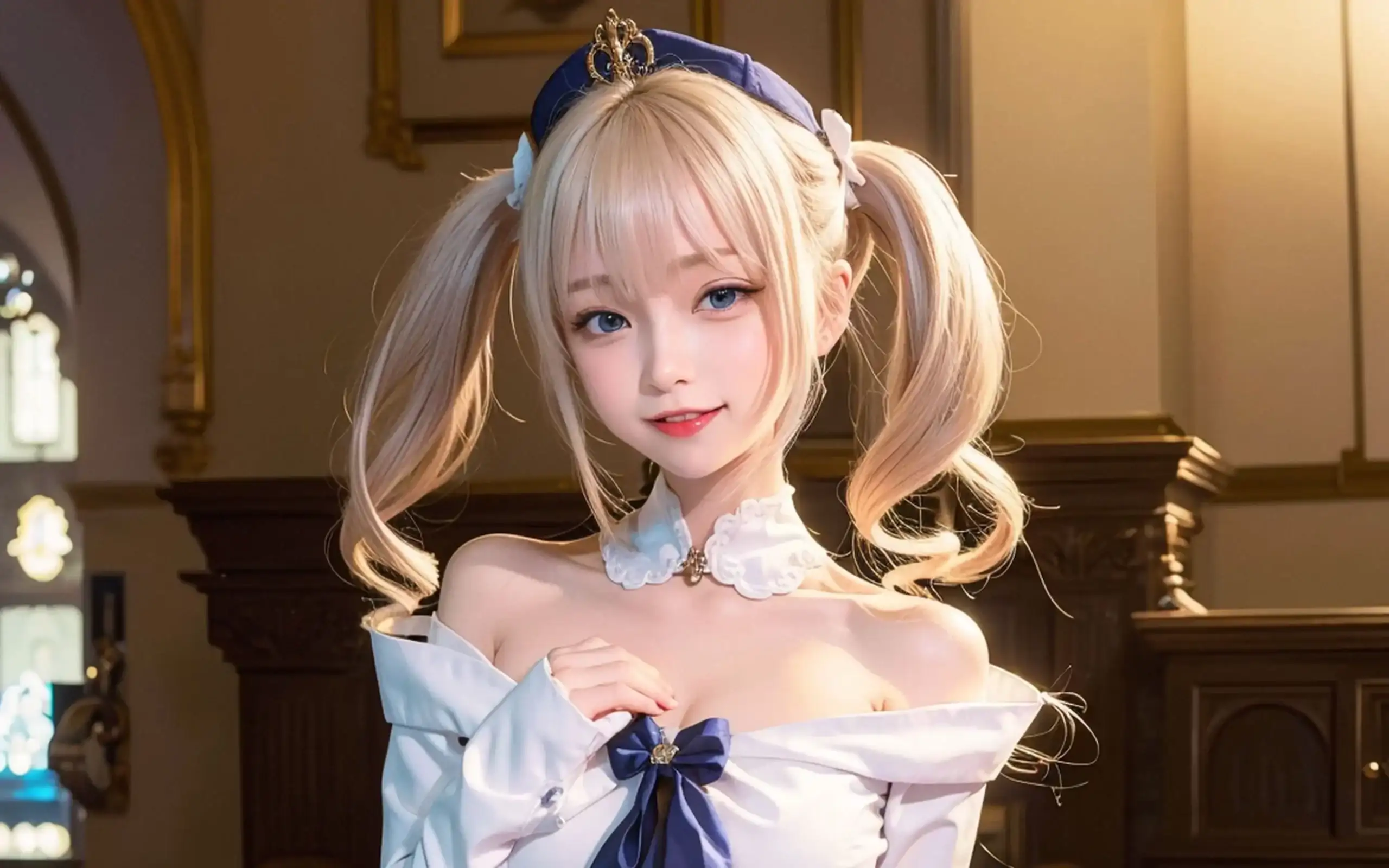 原神芭芭拉cos图片,芭芭拉cosplay开襟图漫画来源