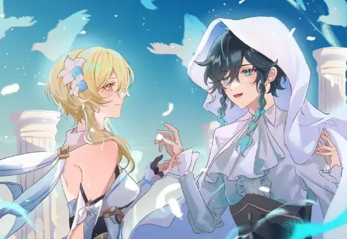 《原神》荧被温迪喂了奇怪的东西是什么梗?-1 《原神》荧被温迪喂了奇怪的东西是什么梗?