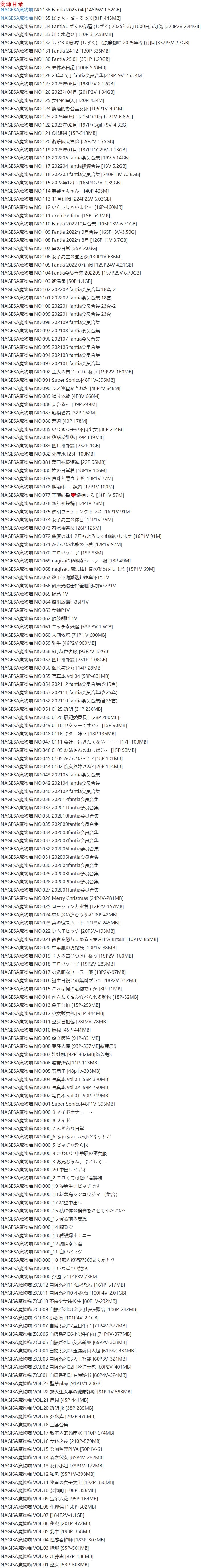 Nagesa魔物喵 – 写真图片合集【持续更新中】-1 Nagesa魔物喵 – 写真图片合集【持续更新中】