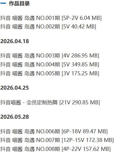 喵酱 – 岛遇/微密圈等写真&视频合集【持续更新中】-2