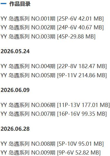 YY(YY的日常报备鸭) – 岛遇/微密圈等写真&视频合集【持续更新中】-2
