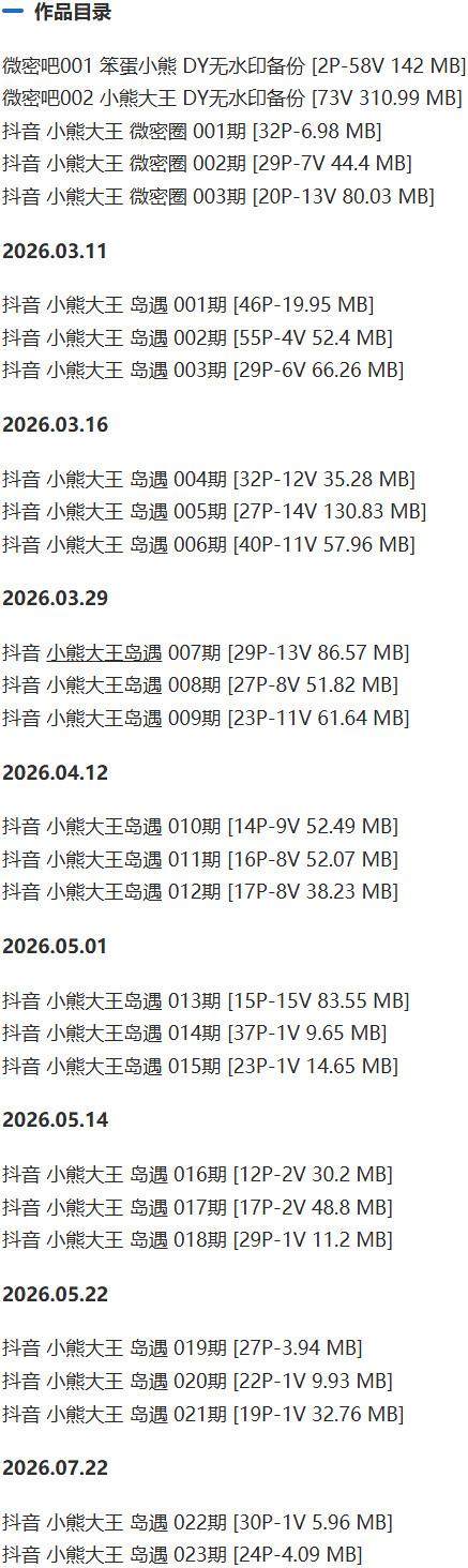 小熊大王 – 微密圈写真&视频合集【持续更新中】-1 小熊大王 – 微密圈写真&视频合集【持续更新中】-1
