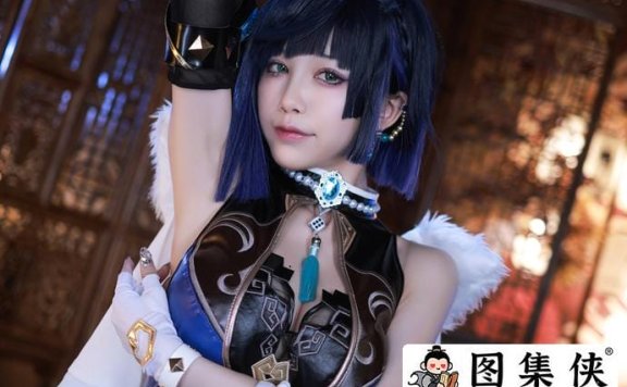 曼妙身姿水淼aqua夜兰礼服的原神cos作品免费哪里看